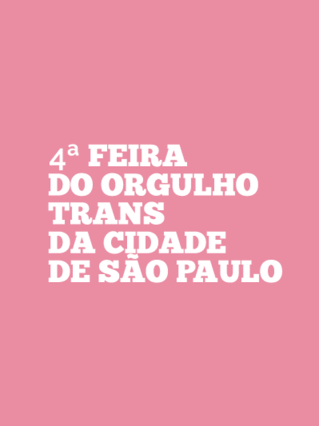 FEIRA DO ORGULHO TRANS